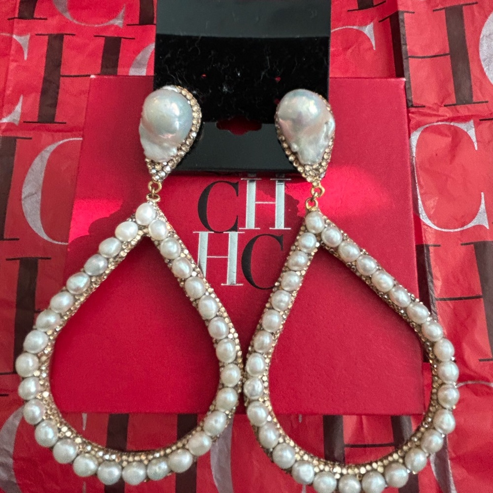 Roni Blanshay Pearl Earrings